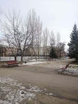 Сквер в  21 округе продолжает приображаться 